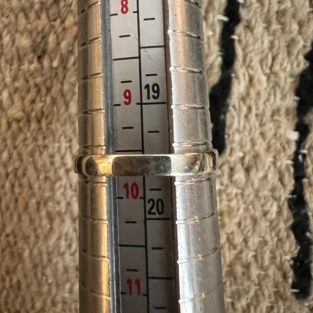 ❤️ Kachina Symbol Native Navajo Style Unisex Sterling Silver SZ 9.75 Ring 1.33”L - Picture 9 of 14